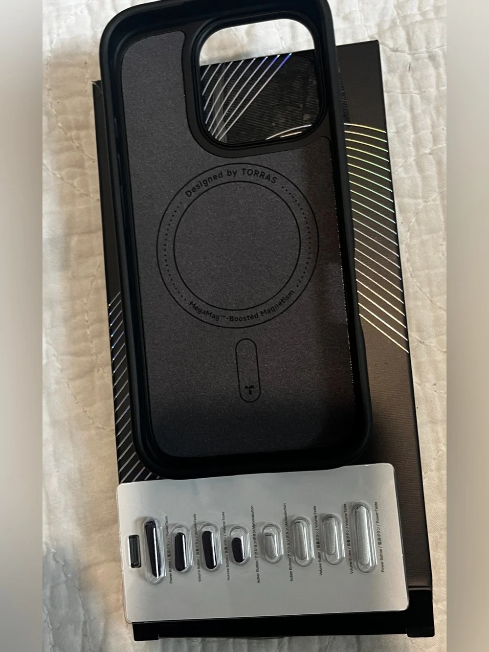 TORRAS Upgraded For IPhone 16 Pro Case Aramid Fiber Back 1006/lb-1